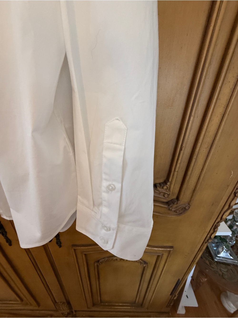 White Pull Over Shirt - Classic Tailored Fit - Picture 6 of 10